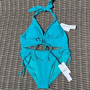 Robin Piccone Turquoise Bikini Set - Size XS